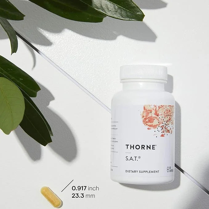 THORNE S.A.T. - Silymarin, Artichoke, and 60 Capsules