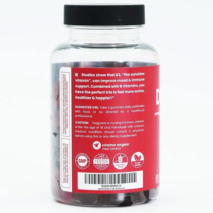 NutraChamps Vitamin B Complex Gummies, Vitamin B Gummies Boosts Energy & Metabolism, B Complex Vitamins B1, B2 (Riboflavin...