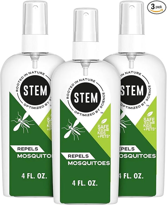 Stem Repels Mosquitoes: Mosquito Repellent Spray 4 fl 3)