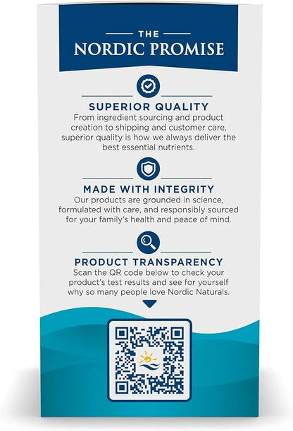 Nordic Naturals Ultimate Omega Xtra, Lemon Flavor 60 Soft 1480 mg Omega-3 + 1000 IU D3 - Omega-3 Fish 30 Servings