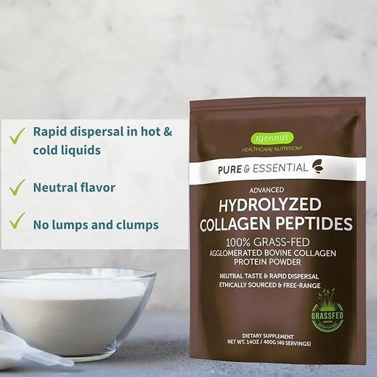 Pure & Essential 100% Grass Fed 1, 2 2 & 3, Non-GMO, 4 x 40 Servings