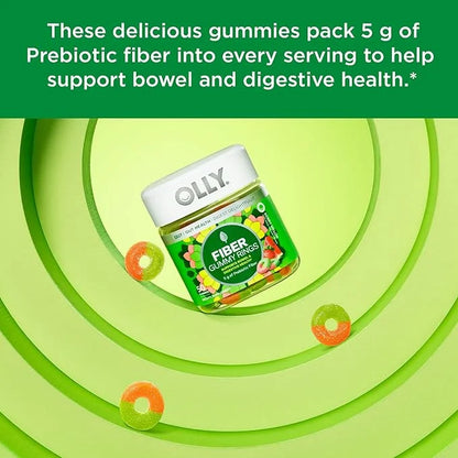 OLLY Fiber Gummy Rings 50ct & 45ct Berry