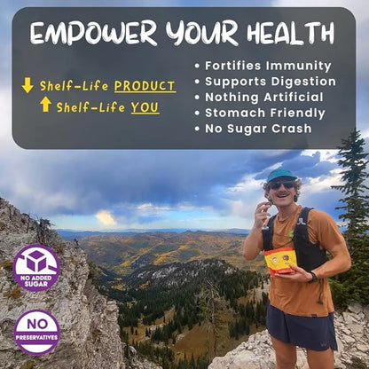 ODD BALLS Organic Energy Balls Cherry - Superfood Mushroom Snack - Running, Cycling, Hiking - Gels, Bars Alternative - Lio...