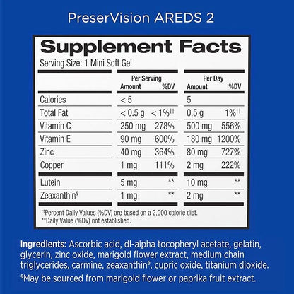 PreserVision AREDS 2 + Multivitamin 2-in-1 100 Count