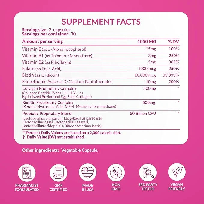Advanced Women's Probiotics for Gut Health 50 Billion