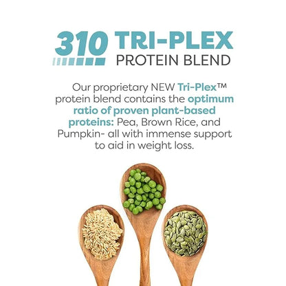 310 Nutrition Meal Replacement Shake - Fiber-Rich Vegan Superfood Blend - Low Carb, Keto & Paleo Friendly, Gluten-Free, 26...