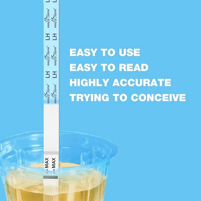 Ovulation & Pregnancy Test Strips Kit: 25 Ovulation 10 Pregnancy 35 Large 25LH + 10HCG + 35 Urine