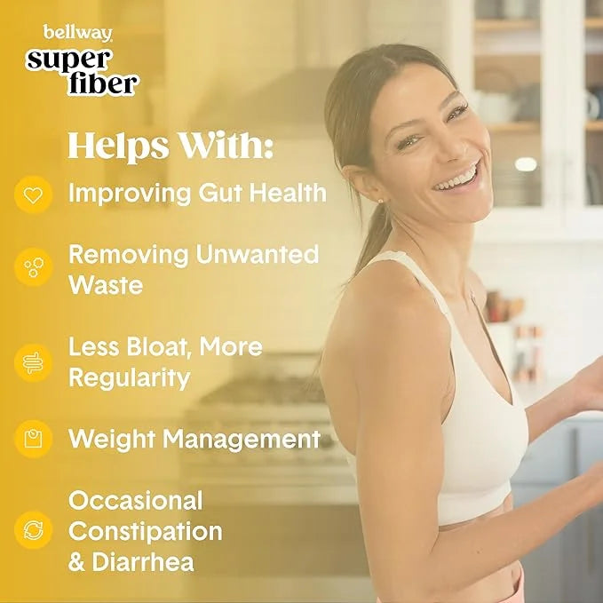 Bellway Super Fiber Powder + Fruit, (50 Servings)