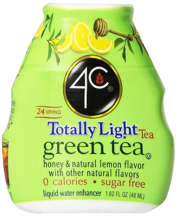 4C Sugar Free Liquid Water Enhancer, Premium Natural Flavors, 0 Calorie Drops (Green Tea, 1 Pack) - Product Image