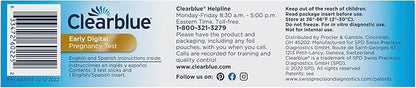 Clearblue Early Digital Pregnancy Test, Early 3 Ct 2)