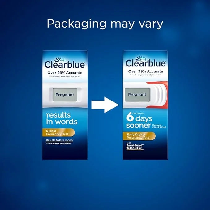 Clearblue Early Digital Pregnancy Test, Early 3 Ct