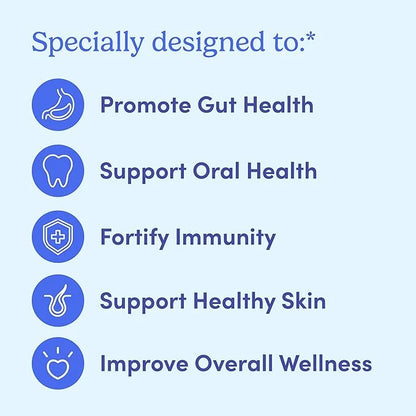 FIRST DAY Teens’ Gut Sustainer Tribiotic Gummies – 3-in-1 Prebiotic, Probiotic & Postbiotic Supplement – Supports Digestiv...