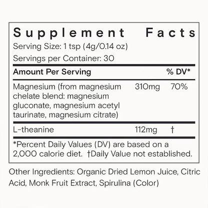 Magnesi-Om Supplement for Calm, Relaxation & (4.2oz)