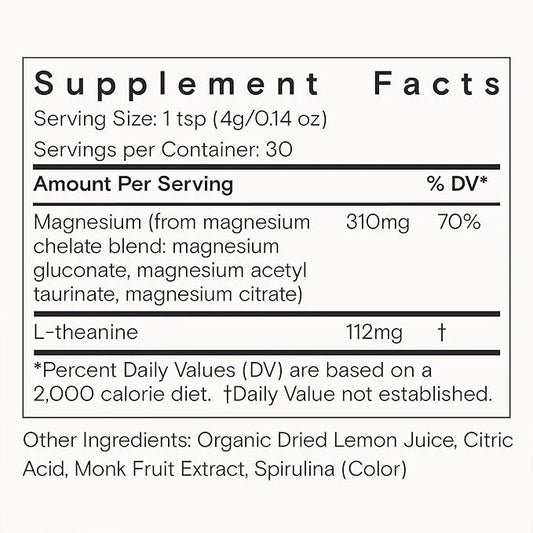 Magnesi-Om Supplement for Calm, Relaxation & (4.2oz)