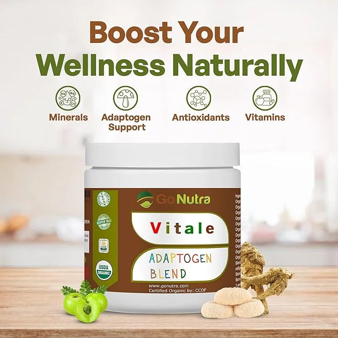 Go Nutra Adaptogen Blend Organic Superfood 8oz