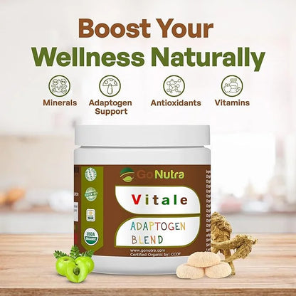 Go Nutra Adaptogen Blend Organic Superfood 8oz