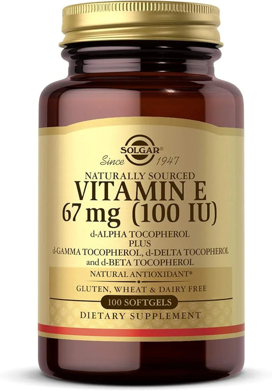 Solgar Vitamin E 67 mg (100 100 Mixed 100 Servings