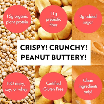 Vegan Keto Plant Based Protein & Fiber Bars by B.T.R. - Low Carb & GF | 6 Bars | Free of Sugar Alcohols, Dairy, Soy and Bo...
