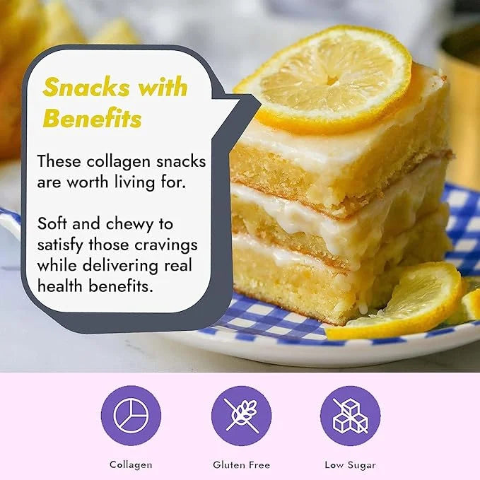 321glo Collagen Protein Brownie | Gluten Free, Low Sugar | Keto Snack for Women, Men, & Kids | 16g Protein, 6g Collagen | ...