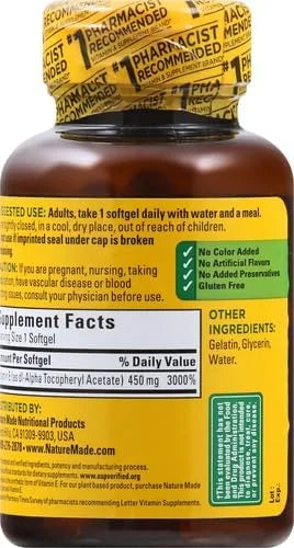 Nature Made Vitamin E 1000 IU 60 Ct