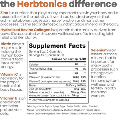 Herbtonics Multi Collagen for Women 60 Gummies
