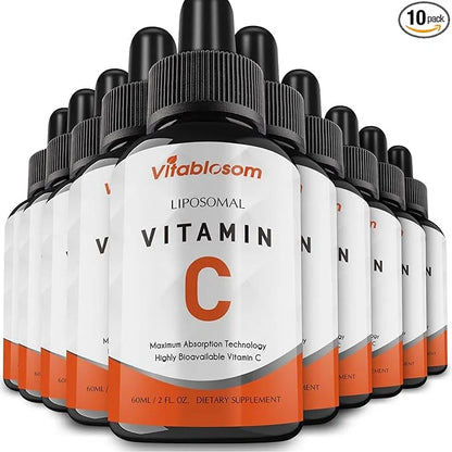 Liposomal Vitamin C 2000mg Liquid for Adults, High Absorption VIT C, Maximize Vitamin C, Good for Immune System & Antioxid...