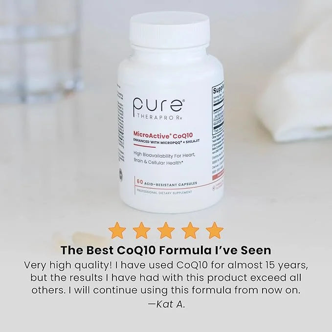 MicroActive CoQ10 Enhanced with MicroPQQ + 60 Veg 2 Month
