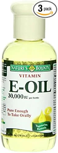 Natures Bounty Vitamin E Oil 2.5 oz 30000 I.U(Pack 3)