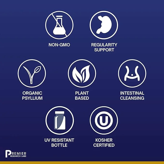 Premier Research Labs Psyllium Fiber 180 Plant-Source