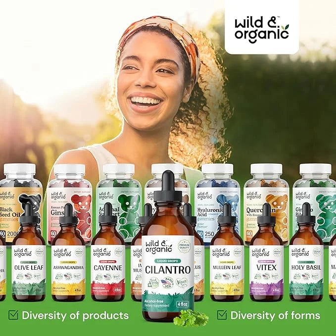 Cilantro Tincture - Detox Cleanse w/Organic 4 oz