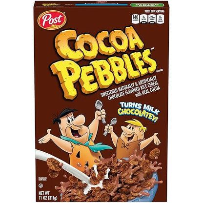 Post Cocoa PEBBLES Cereal, Chocolatey Kids 11 OZ