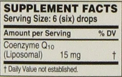 Liquid Q® LiQsorb® Liposomal CoQ10 Drops 30ml