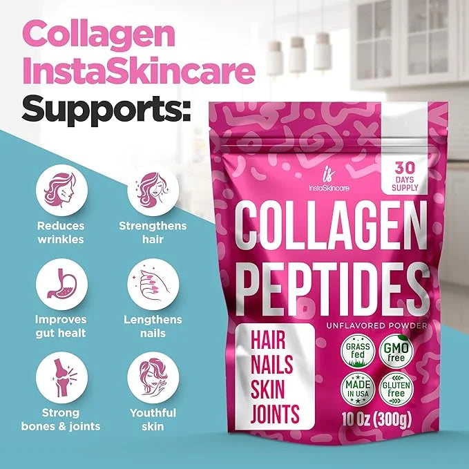 Collagen Peptides Powder for Women Hydrolyzed 10 Oz