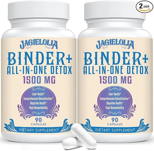 All-In-One Detox Binder Supplement 1500 MG 180 Vegan