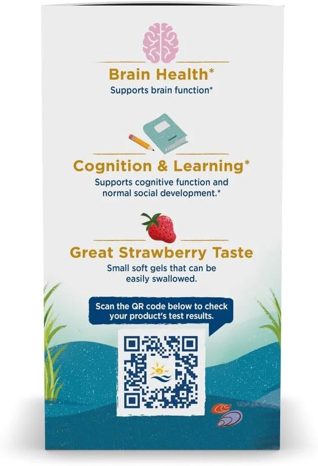 Nordic Naturals Ultimate Omega 2X Teen, Strawberry 60 Mini 1120 mg Omega-3s with 30 Servings