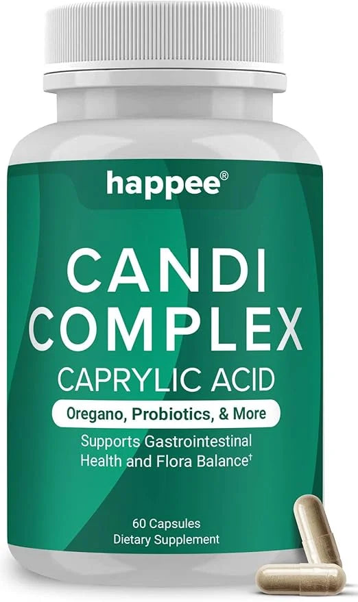Candida Cleanse - Candida Complex Anti Overgrowth Support with Caprylic Acid, Oregano & Probiotics for Yeast Balance – Sup...