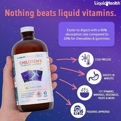 LIQUIDHEALTH 16 Oz Kids Liquid Multivitamin