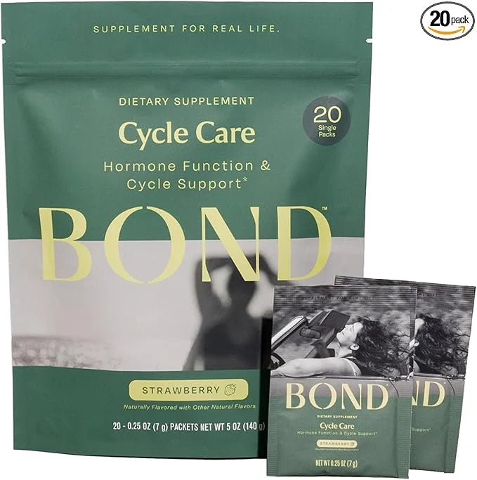 BOND Cycle Care - Hormone Balancing Prenatal Vitamins for Women - Supports PMS, Regular Menstrual Cycles, Mood Swings with...