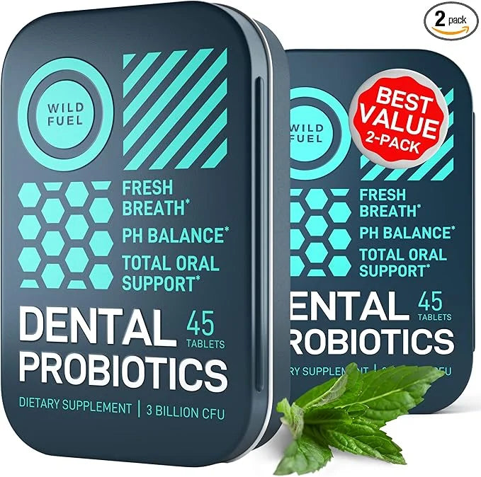 Oral Probiotics for Teeth, Bad Breath, 3bn CFU K12 Lactobacillus 90 Fresh