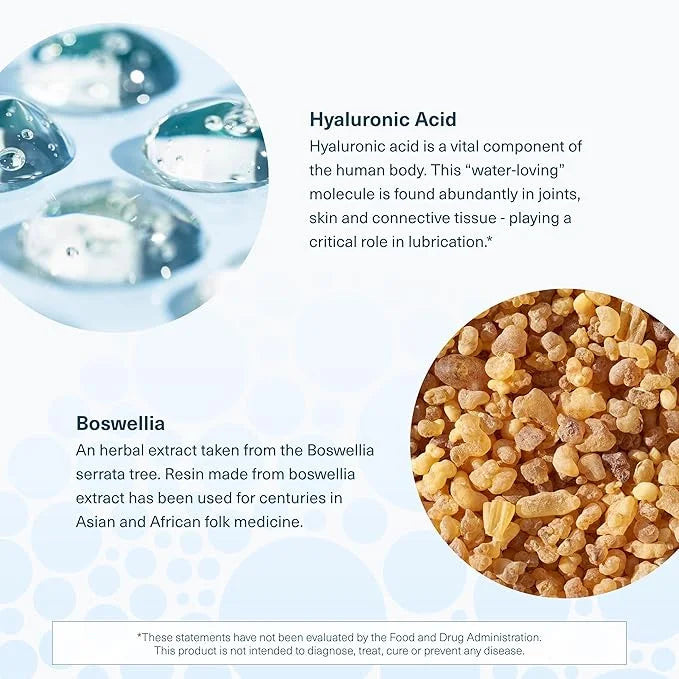 Youtheory Hyaluronic Acid Advanced Formula - Joint Support Supplement with Boswellia Extract* - Skin Health Supplement - D...