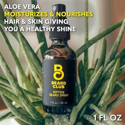 The Beard Club Riptide Beard Softening Spray by Beard Club - Nourishing & Styling Formula for Enhanced Beard Growth, Softn...
