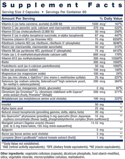 Life Extension Two-Per-Day Multivitamin, Vitamins B, 25 Vitamins, 120 Capsules