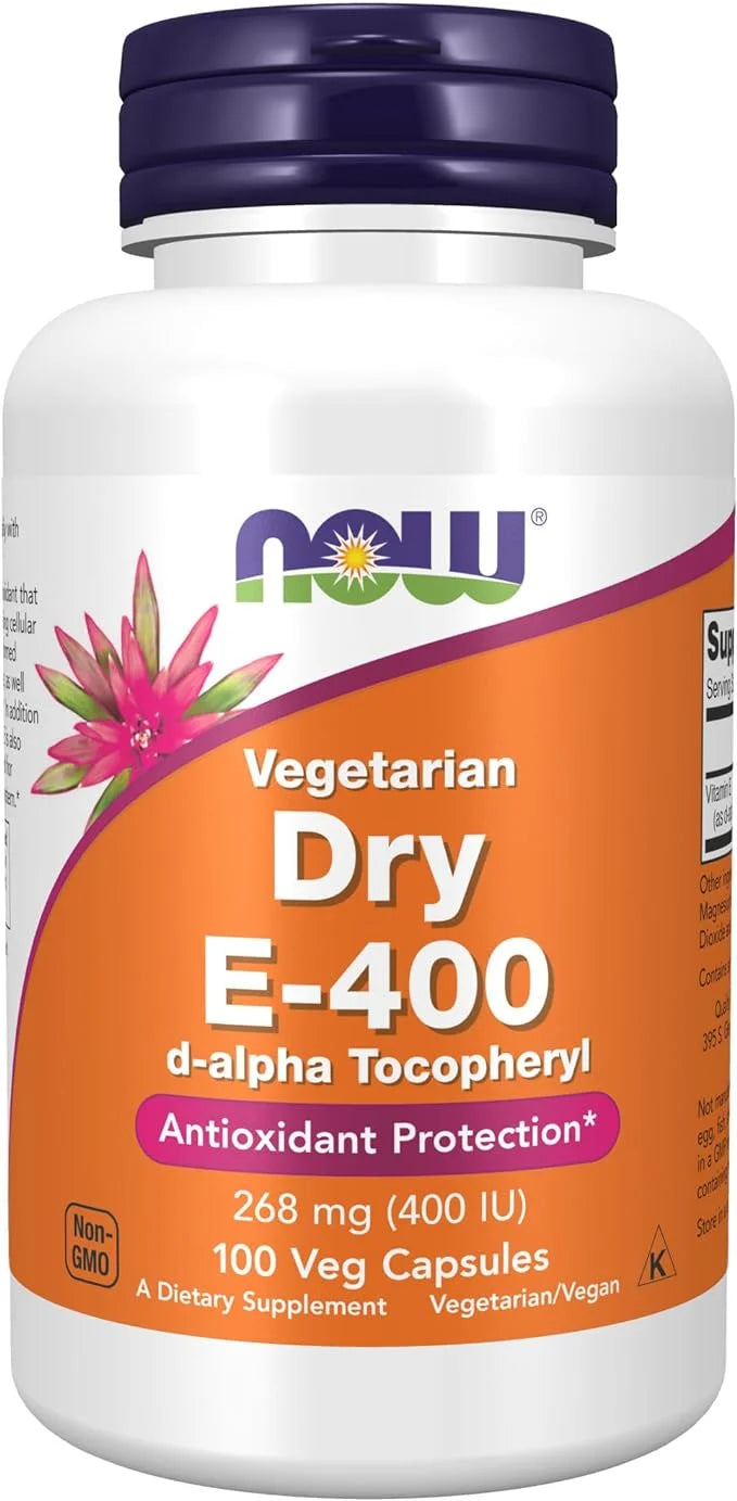 NOW Supplements, Vitamin E-400 IU D-Alpha 100 Veg