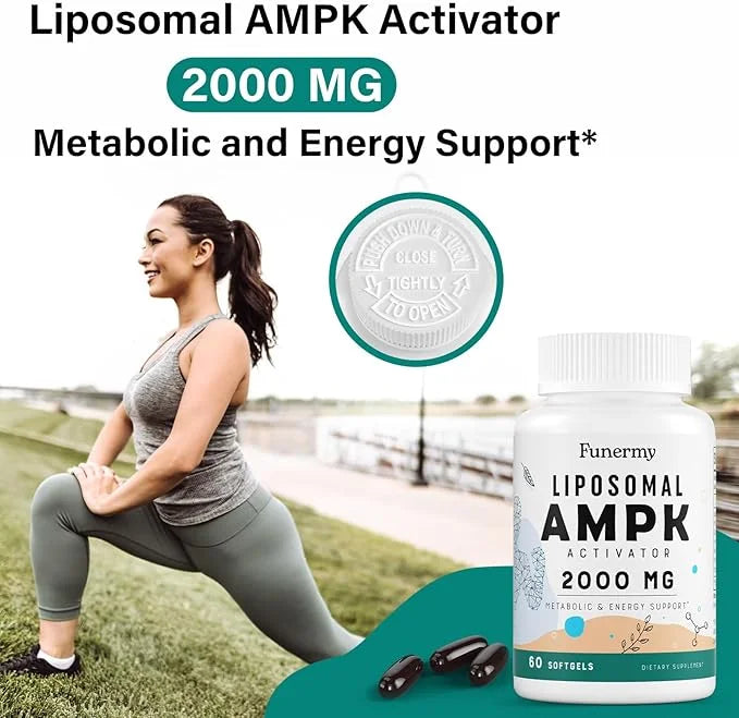 Liposomal AMPK Activator 2000 mg 6-in-1 AMPK 60 Softgels