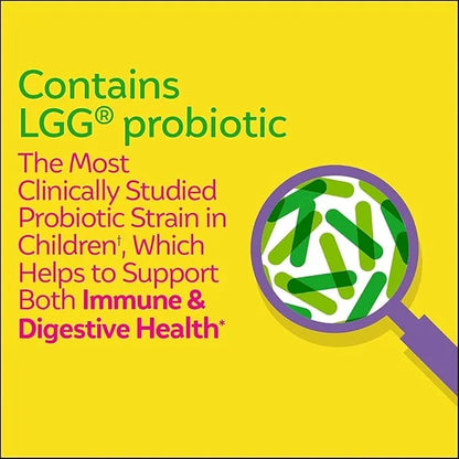 Culturelle Kids Chewable Daily Probiotic for Kids, Ages 3+, No.1 Pediatrician-Recommended Brand, Natural Berry, Daily Prob...