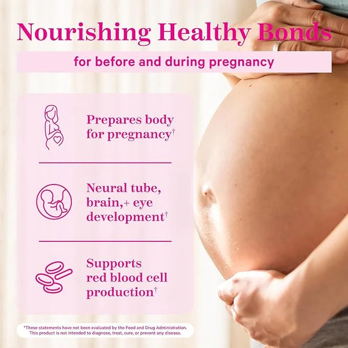 Pink Stork Premium Prenatal Gummy Vitamins 60 Vegan