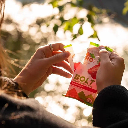 PROBAR - Bolt Organic Energy Chews, Strawberry, Non-GMO, Gluten-Free, USDA Certified Organic, Healthy, Natural Energy, Fas...
