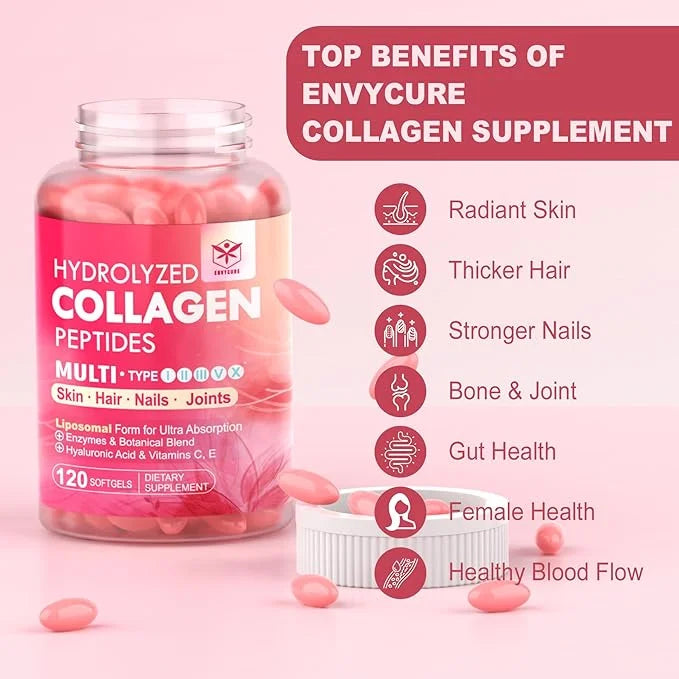 Hydrolyzed Collagen Peptides for Women 2000mg 120 Softgels