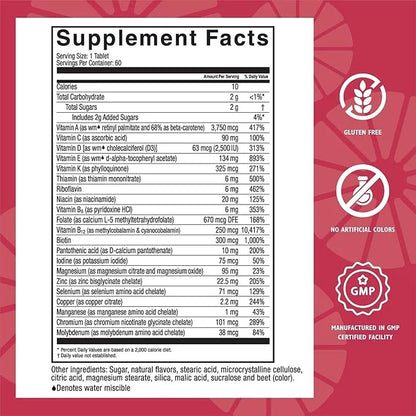 Celebrate Vitamins High ADEK Multivitamin Chewables, 180 count