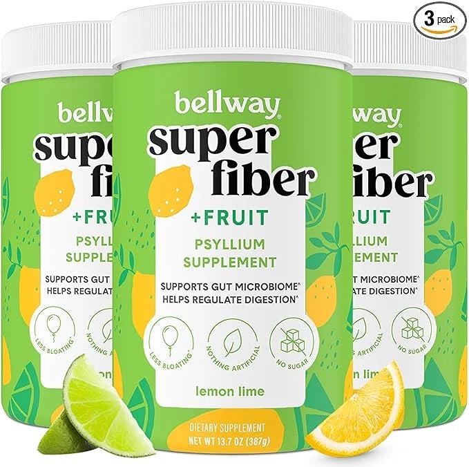 Bellway Super Fiber Powder + Fruit (3 Pack), (150 Servings)